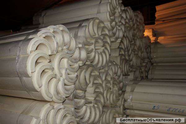 Скорлупа ППУ для стальных труб д=57 толщина 40 мм