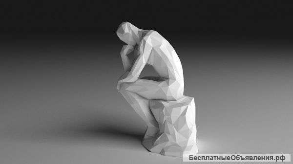 Скульптуры полигональные