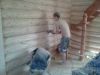Конопатка покраска шлифовка сруба