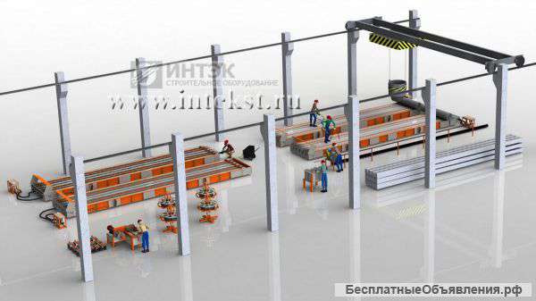 Производственная линия световых опор СВ