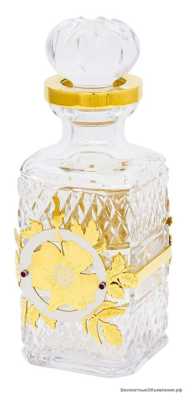 Графин подарочный “Красный шиповник"