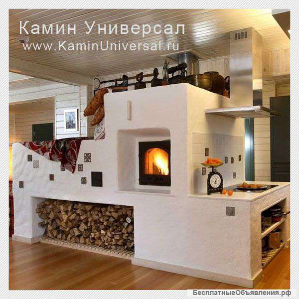 Кирпичные отопительные печи для загородного дома.