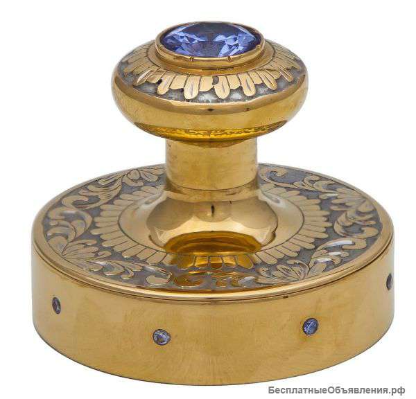 Печать украшенная в футляре