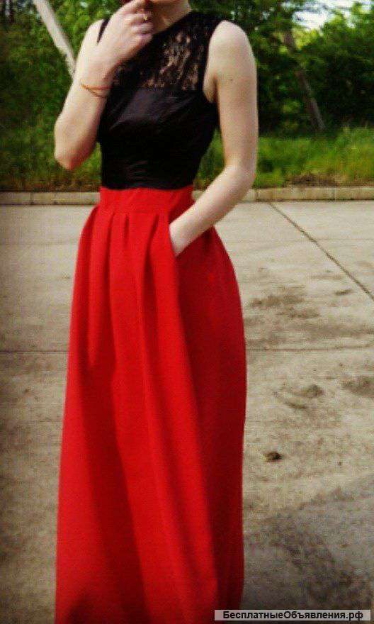 Платье в пол