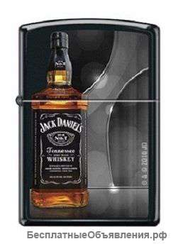 Зажигалка Zippo 1427 Jack Daniels Tennessee Whiskey Black Matte