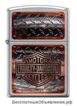Зажигалка Zippo 1698 Harley Davidson-Logo Diamond Plate