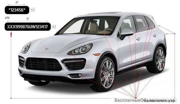 Система маркировки стекол автомобиля