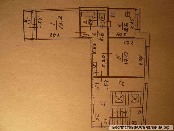 2х комнатная квартира
