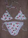 Купальник Victoria's Secret Beach Sexy® Pink Cherry Bikini (Triangle+Side-tie/String) разм. S-8000р