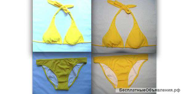 Купальник Victoria's Secret Yellow Topaz Sliding Halter+Low-Rise Btm(Beach Sexy®) разм. S-8500р