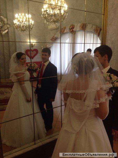 Шикарное свадебное платье