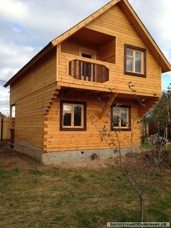 Новый брусовой дом2