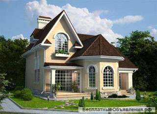 Коттедж из кирпича 11 х 15,5.Площадью: 178,5 м2