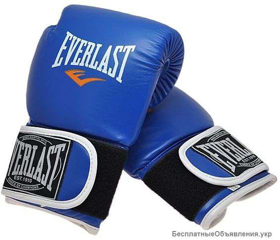Перчатки бокс Everlast (8,10,12 унц.) винил