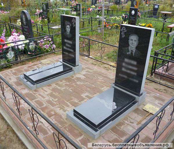 Благоустройство могил на кладбище в Могилеве