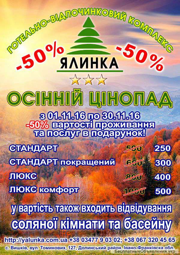 Осінній цінопад