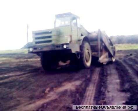 Скрепер самоходный услуги, аренда