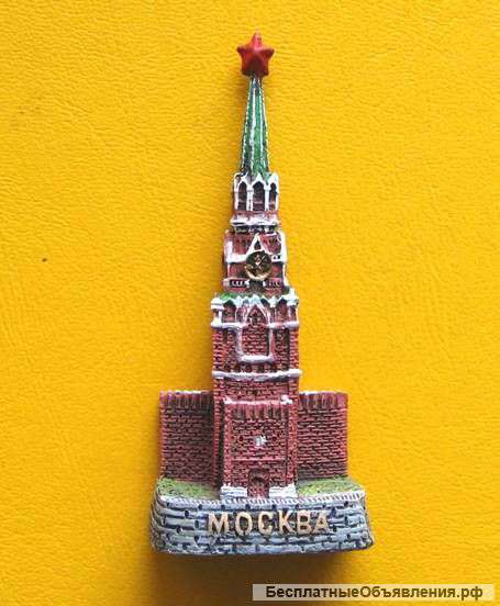Магниты на холодильник с видами Москвы