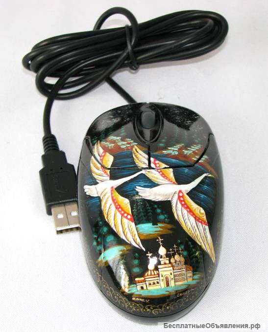 Компьютерные мышки с росписью