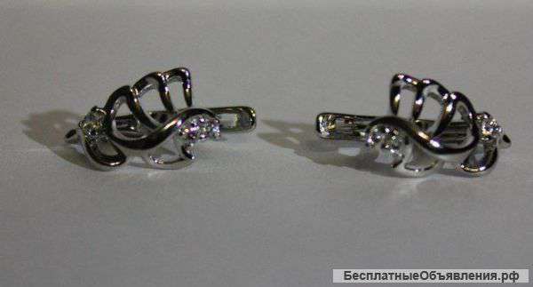 Серебряные серьги