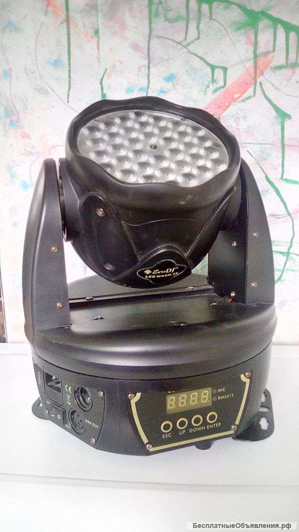 Световая голова-Euro Dj Led Wash 36