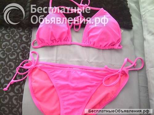 Купальник Victoria's Secret Hot Pink® Bikini Set (Triangle+String) разм. XS-7000p