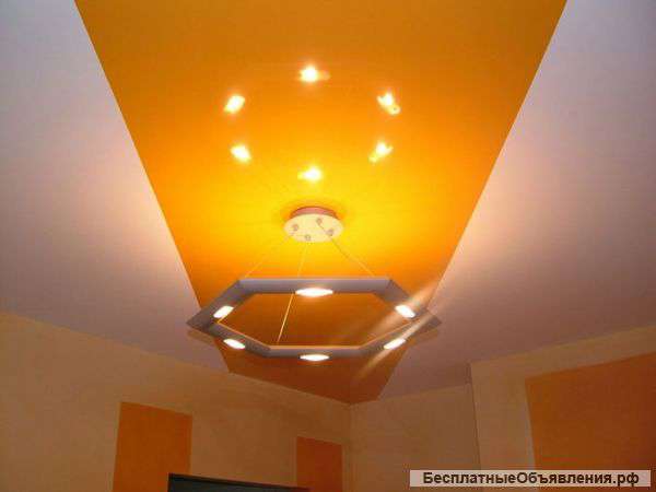 Натяжные потолки в рассрочку