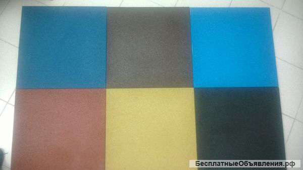 Резиновое покрытие для детских площадок 500х500, 40мм