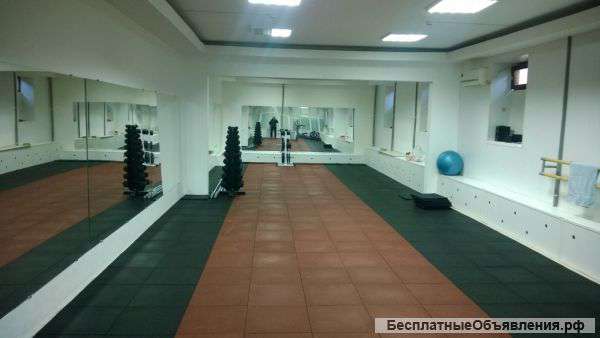 Резиновое покрытие для спортзалов