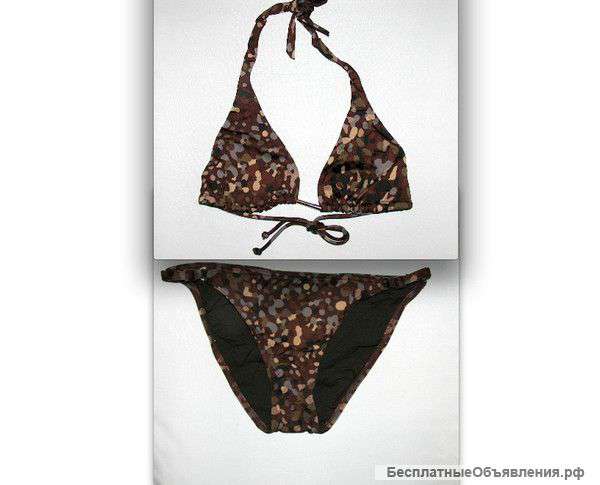 Купальник Victoria's Secret Beach Sexy® Military/Khaki Halter + Adjustable String разм.S, M 9000р