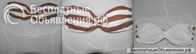 Купальник Victoria's Secret Beach Sexy® Chocolate Stripe Adjustable Triangle-Bandeau разм.S, М 8000р