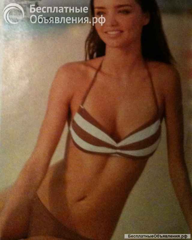 Купальник Victoria's Secret Beach Sexy® Chocolate Stripe Adjustable Triangle-Bandeau разм.S, М 8000р