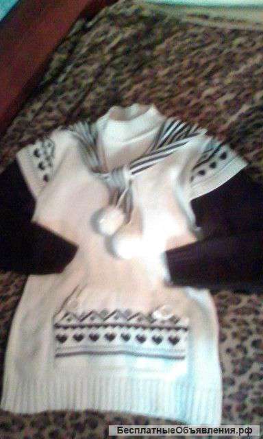 Кофта-Туника (детская)на девочку 8-10 лет