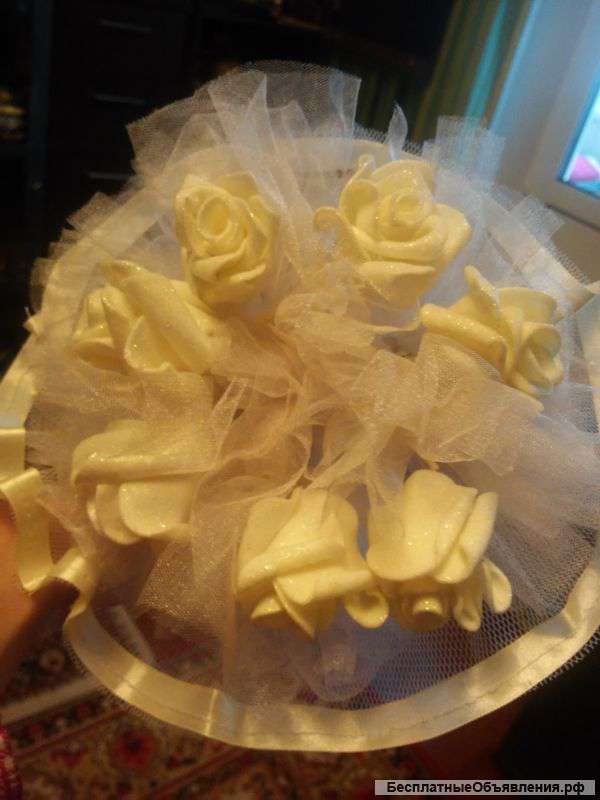 Свадебный букет искусственный