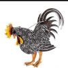 Новогодняя брошь в год петуха 2017 год
