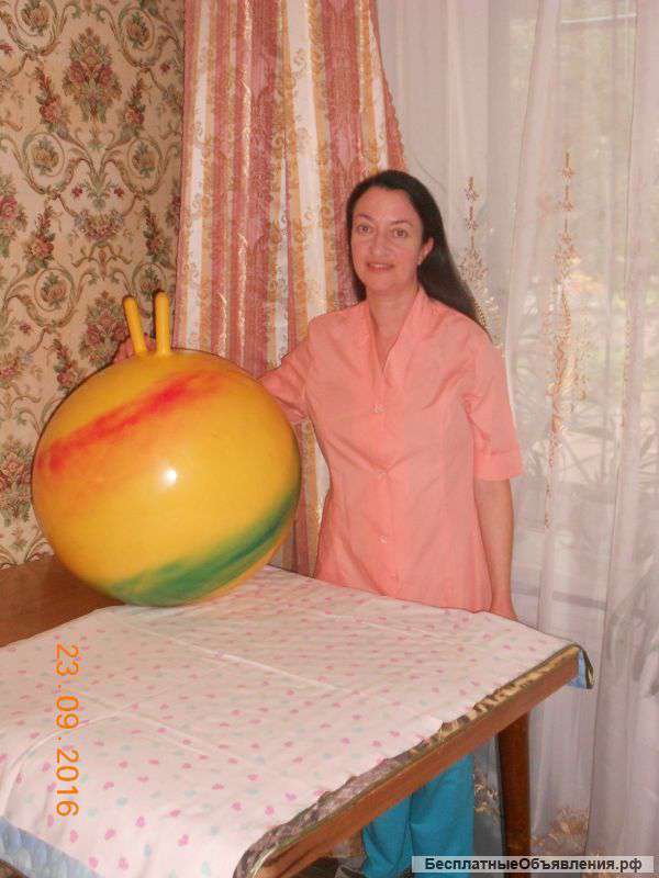 Массаж детям от 1мес