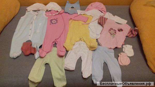 Детские вещи для грудничка