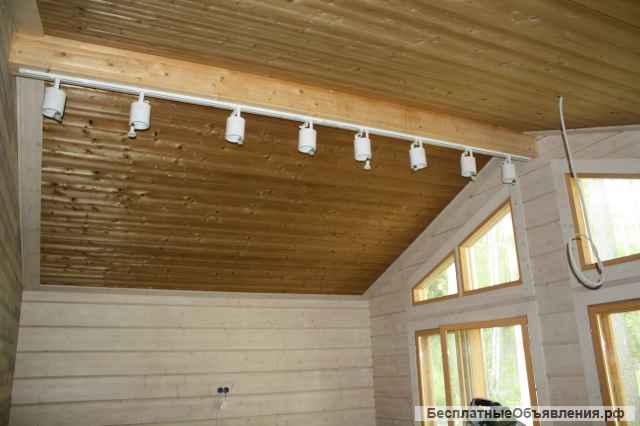 Отделка деревянных домов, бань и др. построек.