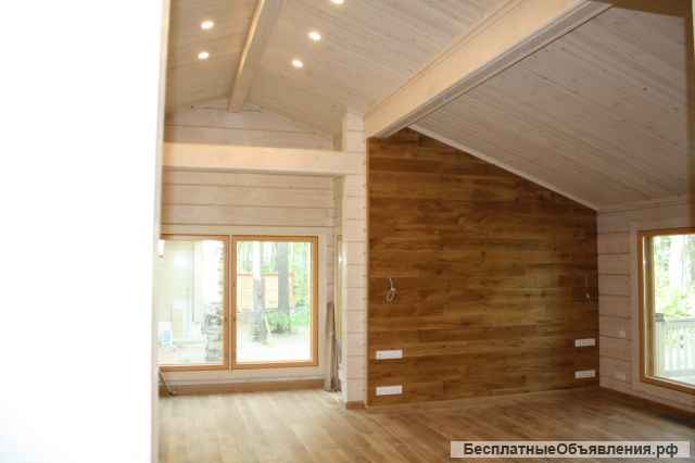 Отделка деревянных домов, бань и др. построек.