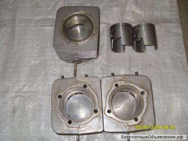 Цилиндры, поршня, лыжа