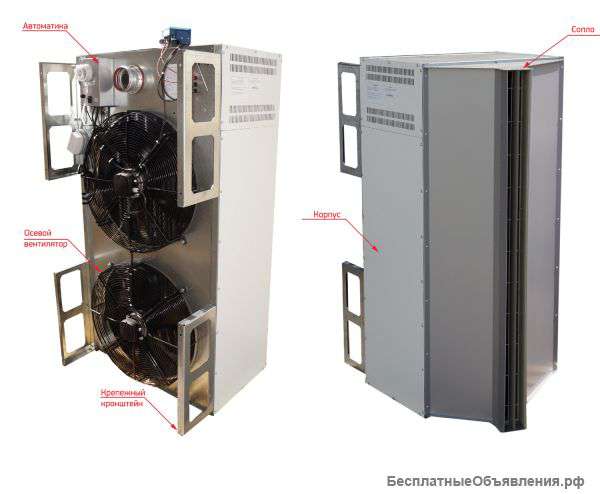 Тепловая завТепловая завеса с газовым источником тепла КЭВ-35П4150G (YAC-SP35)
