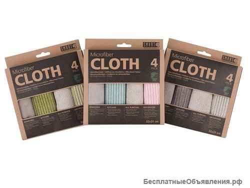 Комплект салфеток Ультра (4 шт), для уборки, Smart