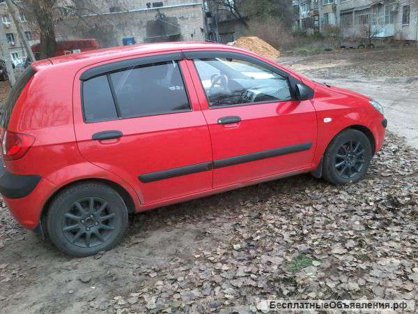 Hyundai Getz 2008 декабрь 1,6 АТ (106л.с.) 63000км хетчбек