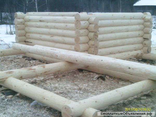 Деревянные коттеджи, бани, беседки