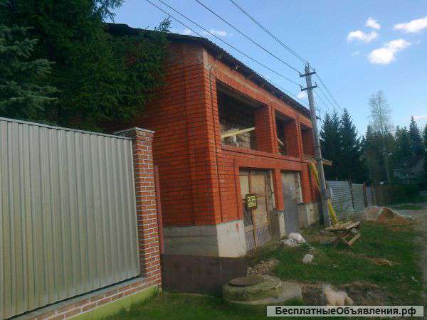 Не дострой на участке 9 соток, газ, эл., лес, хороший подъезд.