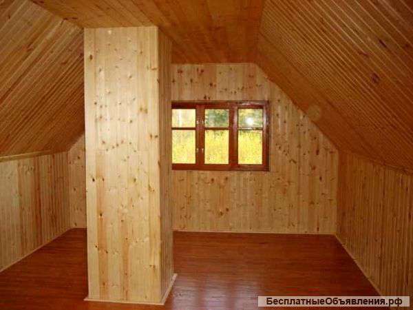 Обшивка вагонкой балконы бани