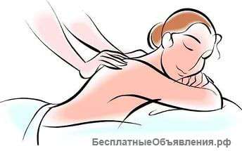 Массажист предлагает услуги массажа