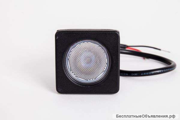 Фара1диод квадратная 50мм DA1023C-10W SPOT