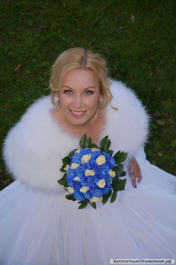 Меховую лебединую горжетку