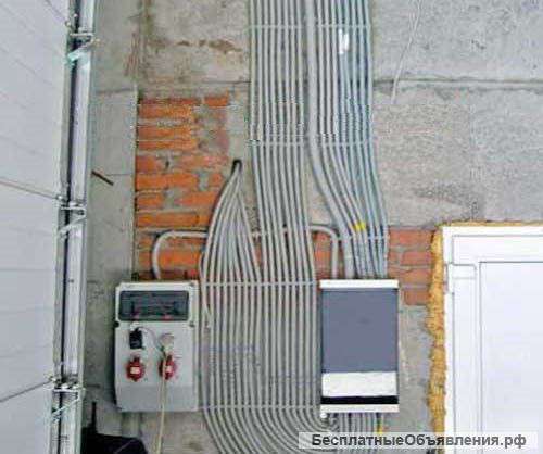 Услуги электрика, монтажные работы